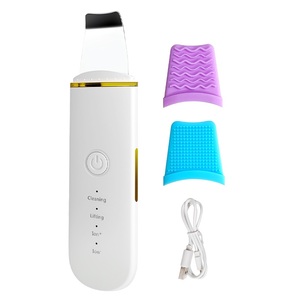 Herramienta Exfoliante Corporal 4 en 1, Espátula para Poros, Cepillo de Limpieza Facial Sónico, Limpiador Facial Eléctrico, Exfoliante Ultrasónico para la Piel - Product Image 1