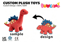Peluche OEM de haute qualité en tissu doux pour enfants, idéale comme cadeau promotionnel d'entreprise