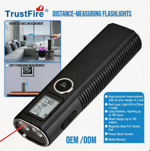 Trustfire MINIX7 <span class=keywords><strong>Torcia</strong></span> LED Magnetica <span class=keywords><strong>Mini</strong></span> con Telemetro, Ricarica USB, Piccola Luce di Emergenza per Campeggio all'Aperto - Product Image 1