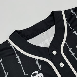 Custom Breathable Baseball Jerseys Sublimation <b>Personalised</b> Youth Baseball & Softball Wear - Product Image 3