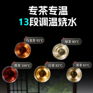 กาต้มน้ำไฟฟ้า AUX พร้อมระบบควบคุมอุณหภูมิคงที่ ขนาดน้อยกว่า 1 ลิตร ปิดอัตโนมัติสำหรับการชงชา - Product Image 2