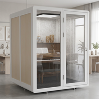 Cabine de travail acoustique insonorisée pour bureau, cabine téléphonique, isolation acoustique pour le travail au bureau