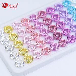 Sản phẩm mới bán buôn Gypsophila vòng đặc biệt cắt lỏng CZ Đá rực rỡ Twinkle sao cắt màu sắc tổng hợp <span class=keywords><strong>Cubic</strong></span> <span class=keywords><strong>Zirconia</strong></span> - Product Image 4