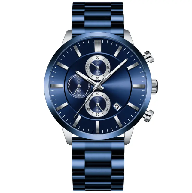 Japan Movt Quartz Clock Price Best Brand Quality Full Stainless Steel Band Mechanical Custom Watch Men Automatic Luxury