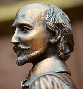 Estatua de Figura Personalizada, Busto Clásico de Bronce de William <span class=keywords><strong>Shakespeare</strong></span>, Escultura Decorativa Literaria para Biblioteca, Estudio, Oficina, Arte de Colección - Product Image 5