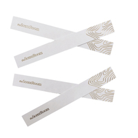Bandelettes de test de parfum, papier absorbant en coton pointu pour l'essai d'huiles essentielles et de fragrances, carte de test