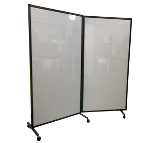 Paravents acoustiques modernes, panneaux de séparation de tableau blanc pliables avec isolation phonique intérieure pour le bureau à domicile - Product Image 1
