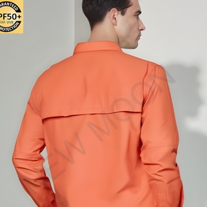 เสื้อเชิ้ตตกปลาแบบแห้งเร็ว ป้องกันแสงแดด สำหรับกิจกรรมกลางแจ้ง แบบสั่งทำขายส่ง มีกระเป๋าและกระดุม แขนยาว - Product Image 5