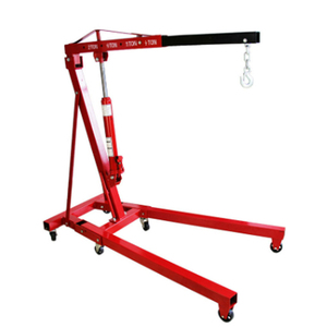 Grúa elevadora hidráulica plegable de 2 toneladas para taller, grúa de motor hidráulica, palanca para elevación y carga, grúa hidráulica plegable para camión - Product Image 6