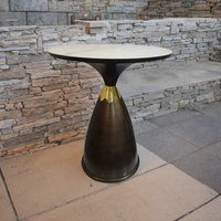Table basse YVT de luxe contemporaine en métal et fer, écologique, facile à nettoyer, pour salon