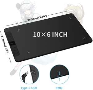 2021สินค้าใหม่10X6นิ้ว250 PPS กราฟฟิคแท็บเล็ตดิจิตอลกระดานวาดภาพโทรศัพท์มือถือกราฟิกแท็บเล็ต - Product Image 3