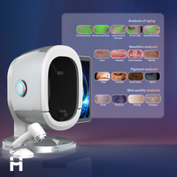 Analyseur de diagnostic de la peau du visage 3D Intelligent Full Face Ai Scanner Testeur facial Machine d'analyse de la peau du visage magique Analyseur de peau