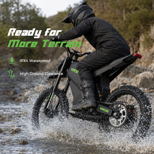 Motocicleta Vipcoo H6 con Alcance de 80 km, Frenos de Disco Hidráulicos, para Carreras, 60v Ebike Vipcoo - Product Image 1