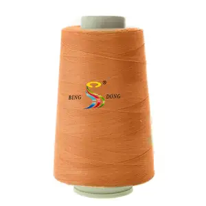 Nhà Sản Xuất Cung Cấp Giá Rẻ Giá Nhuộm Màu Sắc Tex 27 Tkt 120 40/2 Số Lượng Lớn Polyester May Chủ Đề