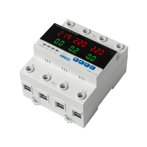 Kinee KNA-5 3 cực 3 giai đoạn 63A 80A 100A, 220V 380V DIN đường sắt có thể điều chỉnh trên dưới Điện áp va bảo vệ cho các thiết bị gia dụng - Product Image 2