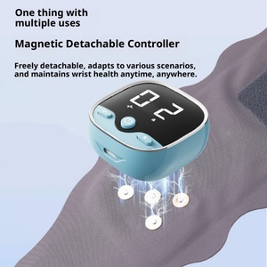 Masajeador de Muñeca con Pulsaciones Musicales, Compresa Caliente, Vibración, Masaje Inteligente para Alivio del Dolor, Batería Integrada - Product Image 3