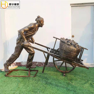 Escultura Infantil Jiahua, Figura Tradicional en Miniatura de Fibra de Vidrio, para Montar en el Suelo, Hecha a Mano - Product Image 5