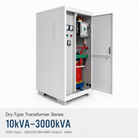 Transformateur de sortie triphasé 220V vers 208V 380V 480V, autotransformateur toroïdal à enroulement en cuivre 60Hz pour usage électrique