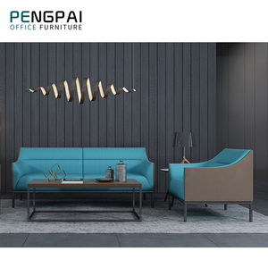 Ultimo design stile europeo blu VIP room pu ufficio <span class=keywords><strong>divano</strong></span> per la vendita della banca centro mobili per ufficio - Product Image 2