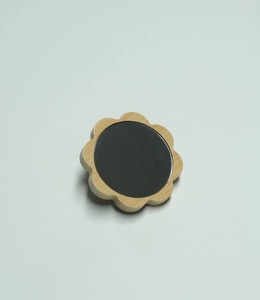 Xách Tay Mini Trang Điểm Vòng Tay Gương Với Khung Gỗ Cá Nhân Logo Tre Vòng Gương Hoa Hình Túi Gương - Product Image 1