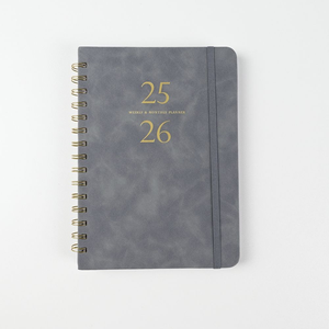 Agenda scolaire 2026-2027 avec spirale, liste <span class=keywords><strong>de</strong></span> tâches, mise en page <span class=keywords><strong>calendrier</strong></span> et design <span class=keywords><strong>de</strong></span> couverture élégant - Product Image 4