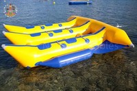 Bote Inflable de Pesca, Tubo Remolcable de PVC, Material para Deportes Acuáticos al Aire Libre, Diversión, Banana Boat Flotante Personalizado