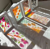 Super wasser löslicher Wachs fensters tift für Kinder Set Glasmalerei Buntstifte