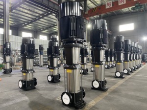 Máy bơm nước bằng thép không gỉ cao Bơm ly tâm công suất 2kw Máy bơm tăng áp điện 220V Hiệu quả cao - Product Image 5