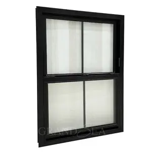 厨房滑动窗口铝低 e 双层玻璃窗户设计