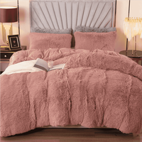 Ensemble de couette en peluche de luxe en vente directe des fabricants Ensemble de literie moelleux et doux