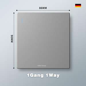Interruptor bidireccional de 250V, interruptor de pared de lujo, interruptor de pared de 1 vía, panel grande bidireccional - Product Image 2