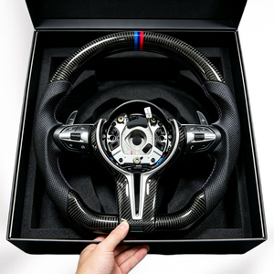 Volante de Fibra de Carbono Personalizado de Fábrica M Design para <span class=keywords><strong>BMW</strong></span> F12 F90 M3 M5 E92 E70 E90 E91 F20 F30 F10 F15 F06 - Product Image 1