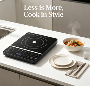 Table <span class=keywords><strong>de</strong></span> cuisson à <span class=keywords><strong>induction</strong></span> 2000W avec <span class=keywords><strong>plaque</strong></span> en céramique, puissance réelle <span class=keywords><strong>de</strong></span> 1400W, verrouillage enfant, minuterie, prise VDE, bobine CCA durable, 220V-240V - Product Image 4