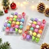 Calendrier de l'Avent de Noël : Boîte Mystère Squishy – Jouets Sensoriels Anti-Stress et Anti-Anxiété