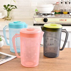 Carafe à eau froide 2,2 L en plastique grande capacité avec infuseur à thé pour jus, lait de soja, tisanes - Product Image 3