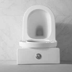 ชุดโถสุขภัณฑ์แบบสองชิ้น ดีไซน์ยุโรปสมัยใหม่ ระบบ Dual-Flush พร้อมมาตรฐาน Watermark ของออสเตรเลีย แบบไร้ขอบ ระบบ Washdown ใช้ได้ทั้งแบบ P-Trap และ S-Trap เหมาะสำหรับโรงแรม - Product Image 4