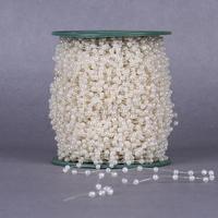 Chaîne ronde de boule de perle en plastique de bijoux de mode de bricolage avec la ligne de pêche plus de couleurs pour le choix 4mm Approx 100m/bobine 1415537