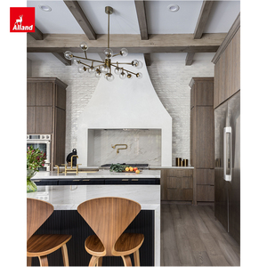 Organiseurs prêts à assembler Allandgroup, remplacement <span class=keywords><strong>de</strong></span> placards <span class=keywords><strong>de</strong></span> <span class=keywords><strong>cuisine</strong></span> à nervures cannelées avec plans <span class=keywords><strong>de</strong></span> <span class=keywords><strong>travail</strong></span> en quartz et idées <span class=keywords><strong>de</strong></span> plafond - Product Image 5