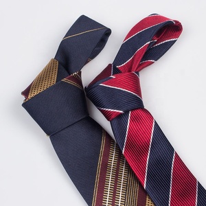 <span class=keywords><strong>Cravate</strong></span> d'affaires pour hommes en polyester tissé personnalisé, design rouge, couleur unie, <span class=keywords><strong>cravate</strong></span> <span class=keywords><strong>droite</strong></span> - Product Image 2