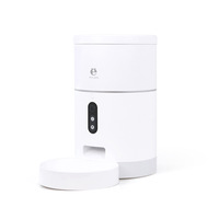 Vente directe d'usine, distributeur automatique intelligent pour animaux de compagnie, WiFi, vidéo, bol solide, distributeur de nourriture à dose programmée, chats et chiens, chargeur en plastique