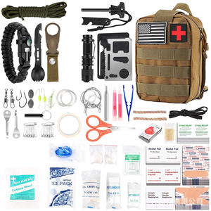 ชุดอุปกรณ์เอาตัวรอดทางยุทธวิธี 8x6x5 นิ้ว กระเป๋าแพทย์แบบมอลล์พร้อมซิปสำหรับตั้งแคมป์กลางแจ้ง อุปกรณ์ EDC - Product Image 4