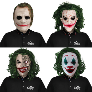Máscara de Payaso Villano Inspirada en el Joker, Máscara de Látex para Disfraz de Halloween - Product Image 1