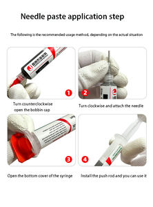 Pâte à souder à basse température sans plomb Sn42Bi58 Point <span class=keywords><strong>de</strong></span> fusion <span class=keywords><strong>Seringue</strong></span> 138 ℃ 15g/20g/35g/50g - Product Image 4
