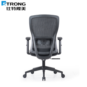 עיצוב מעלית מודרני להתאמה אישית של ארגונומיה כיסא במשרד סובב בד ניילון גב באמצע גב כיסא שולחן עבודה כיסא משרדי - Product Image 5