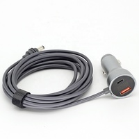 Câble d'alimentation pour chargeur de voiture 12V 24V pour Starlink Mini Gen 4 avec chargeur rapide QC 3.0 PD 30W et cordon d'alimentation DC 5521