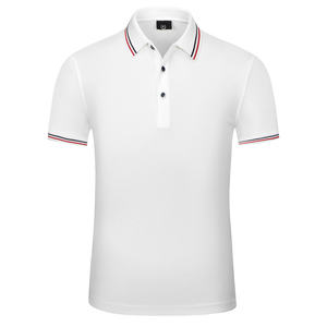 Venta al por mayor logotipo personalizado de talla grande para hombre de Golf Slim Fit liso manga corta/larga bordado 100% algodón Polo camisa Polo - Product Image 4