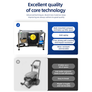 15LPM kadar 500Bar yüksek basınçlı su pompası temizleme makinesi 22HP dizel motor yıkama - Product Image 2