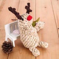 Accessoires pour animaux produits pour chien corde de coton interactif haute qualité noel jouets à mâcher pour chien animal