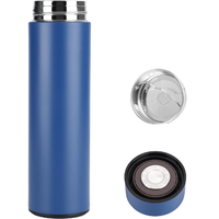 Thermos écologique personnalisé avec logo, 500 ml, en acier inoxydable à double paroi 18/8, bouteilles d'eau avec affichage de la température LED