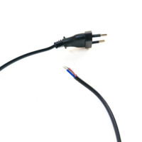 Enrouleur de câble rétractable avec bobine de fil de prise UE 2PIN 2m 2c X 0.75MM2 cordons d'alimentation enrouleur de cordon d'alimentation